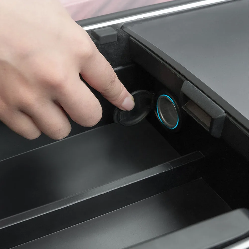 For Tesla 2024 Highland Model 3 2021-2024 Model Y Center Armrest Hidden Storage Box Cup Holder Console Organizer Box Accessories