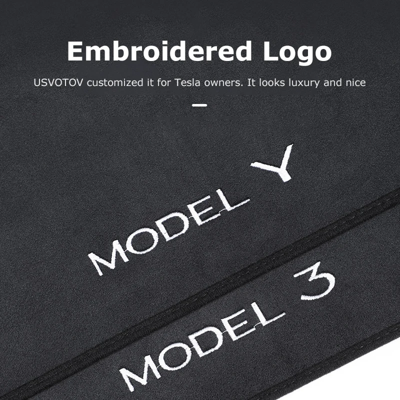 Anti-UV Dashboard Cover For Tesla Model 3 Y S Highland