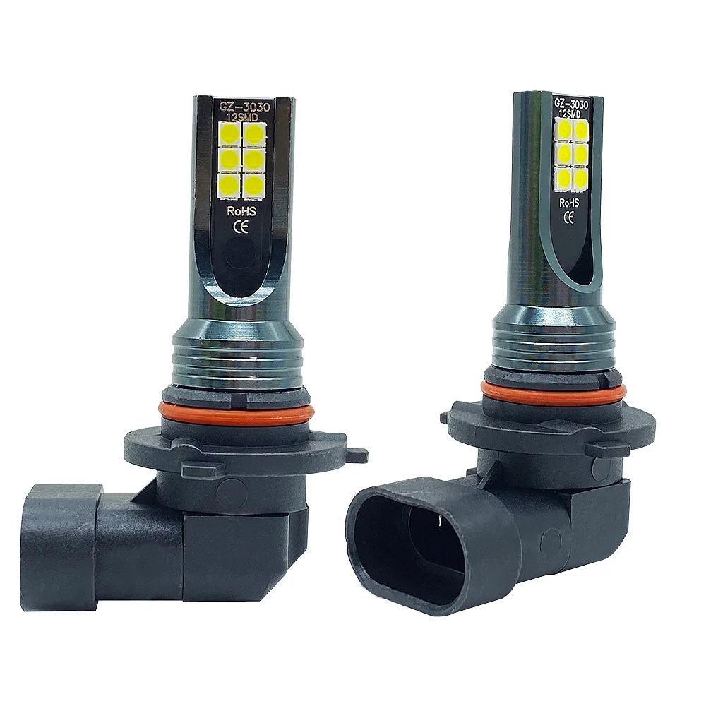 2Pcs Super Bright Car LED Headlight & Fog Bulbs H4 H7 H1 H3 H8 H9 H11 9005 9006 12V/24V 80W