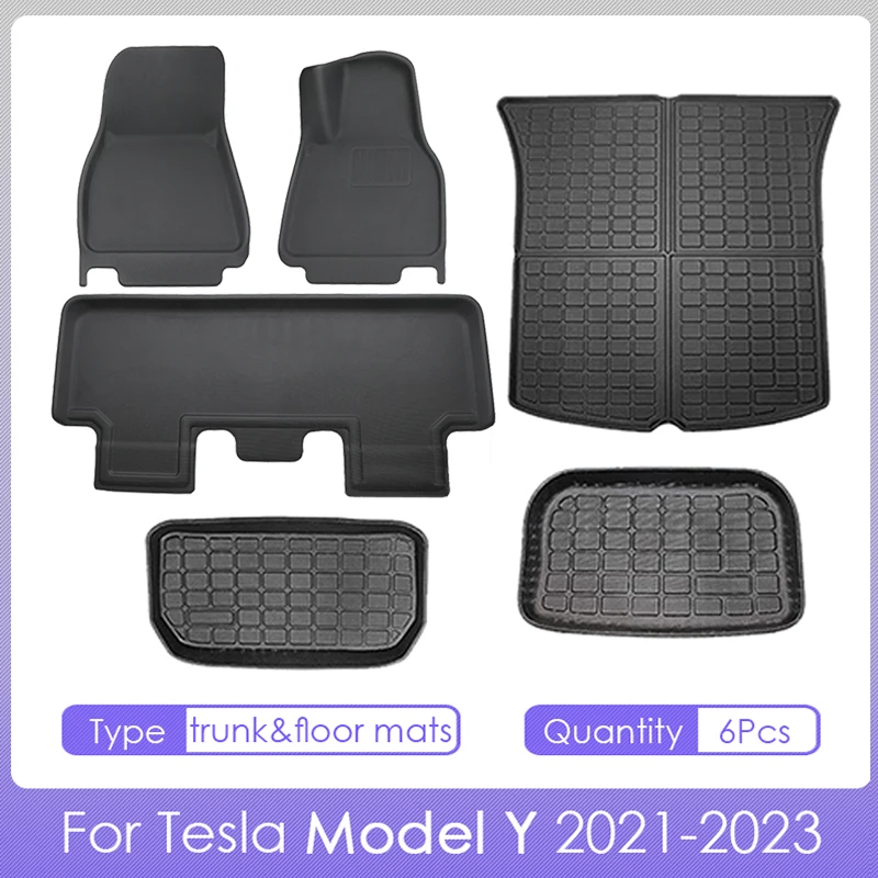3D All Weather Floor Mats & Cargo Liner for Tesla Model Y RHD