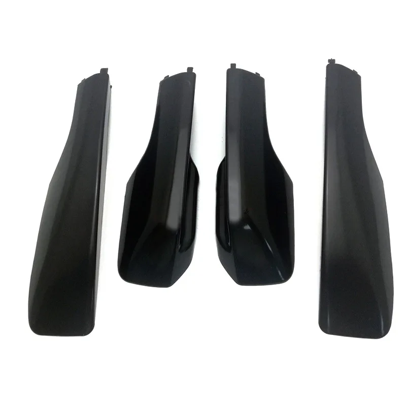 For Toyota RAV4 XA30 2006-2012 4Pcs Roof Rack Shell Protective Cover Front Rear Black Roof Luggage Bar Rail End Replacement