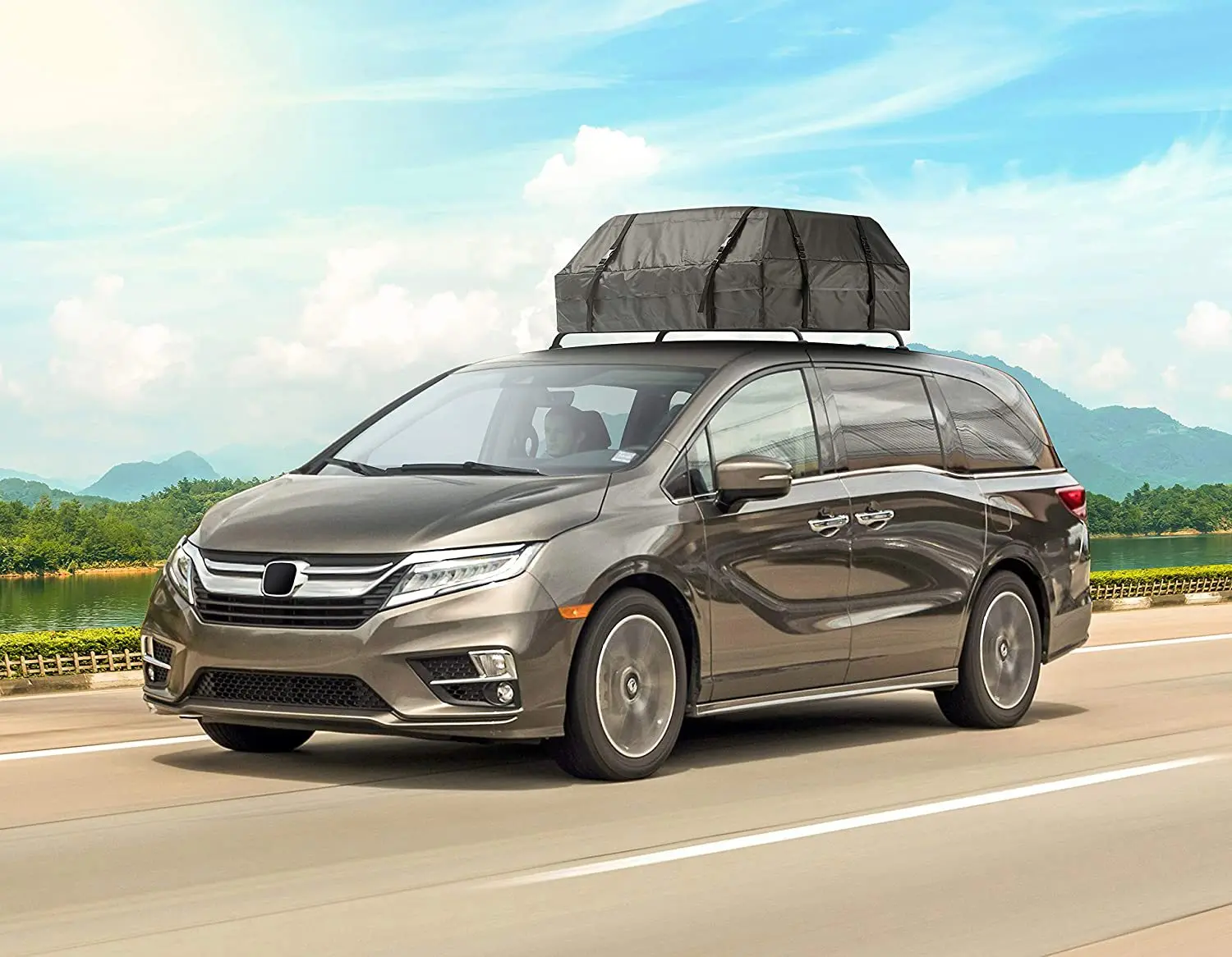 420D/600D Roof Luggage Bag 425L Luggage Bag Car Roof Luggage Rack Waterproof Universal Luggage Bag Travel Camping Vehicle Storag