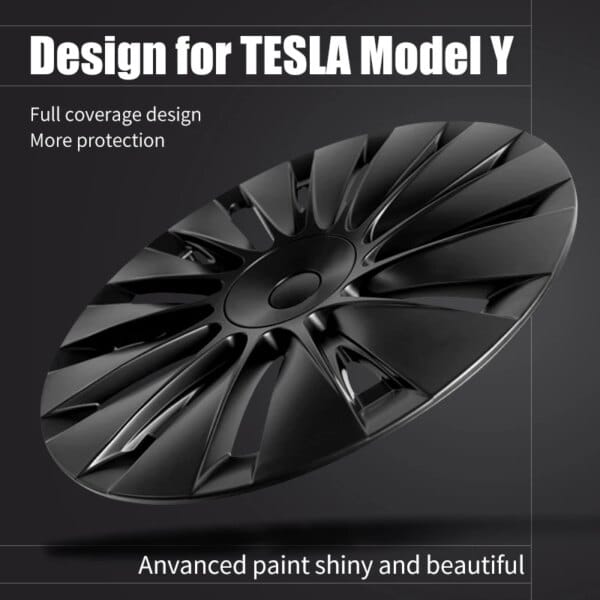 19-Inch Tesla Model Y Wheel Trims – Premium Full Coverage Wheel Covers - Image 4