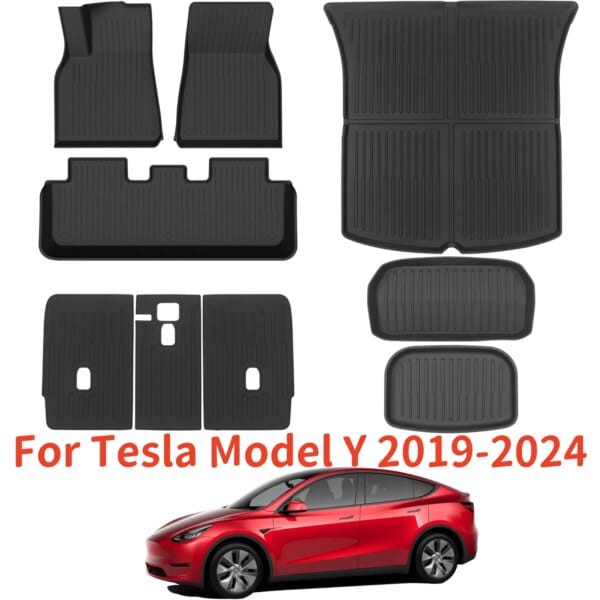 Tesla Model Y Floor Mats & Boot Liner – All-Weather Protection