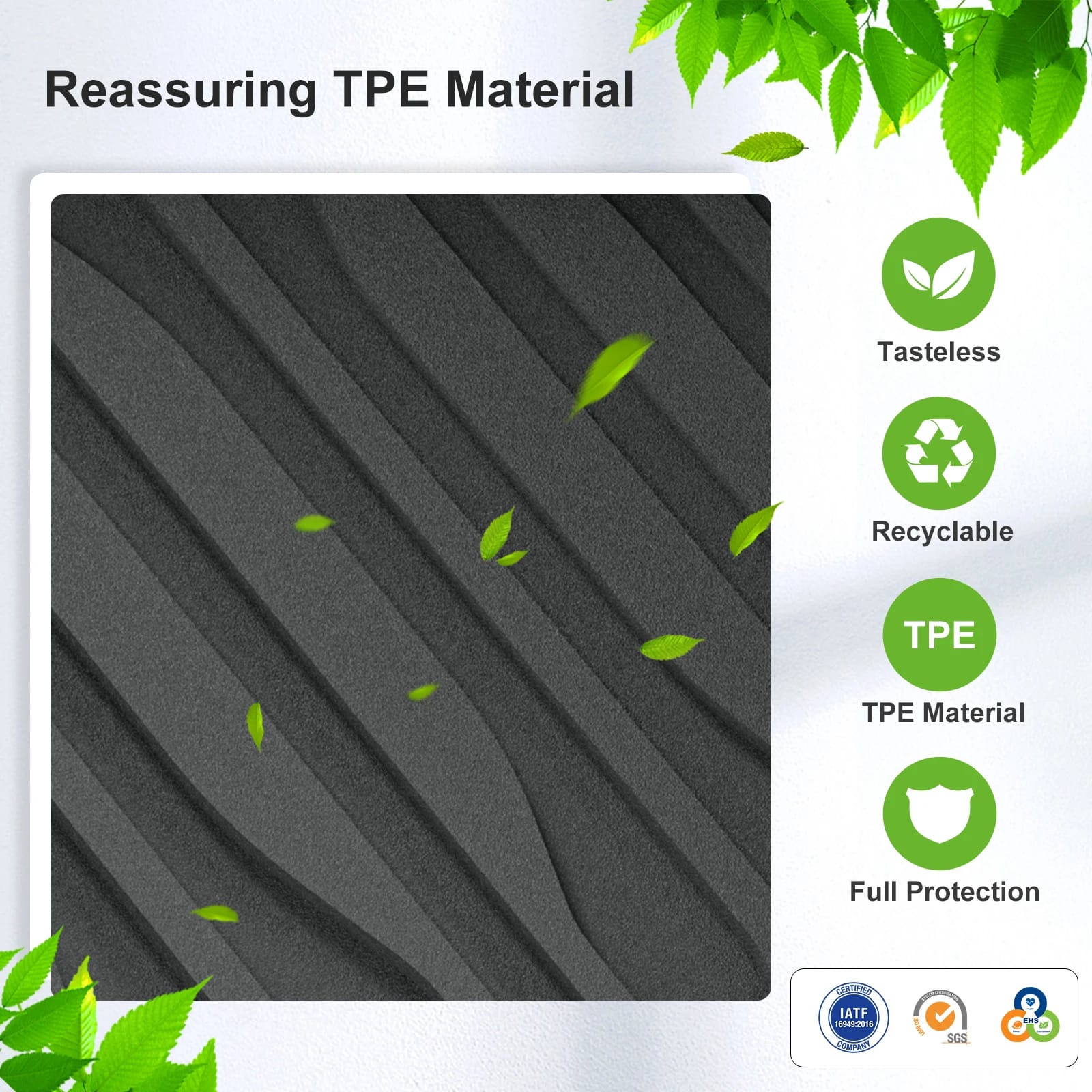 LUCKEASY for BYD SHARK 2024 2025 Car Floor Mats TPE Waterproof Foot Pad Auto Pickup Interior Accessories Cargo Liner Trunk Mat