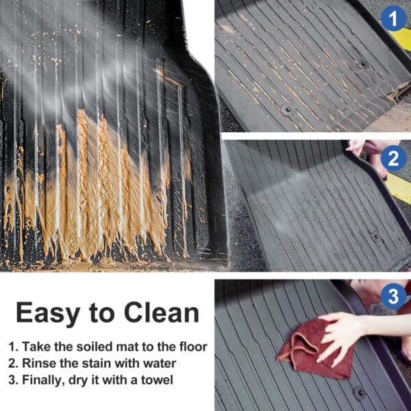Premium TPE Floor Mats for BYD Shark 2024–2025 – Waterproof Full Set with Boot Liner - Image 5