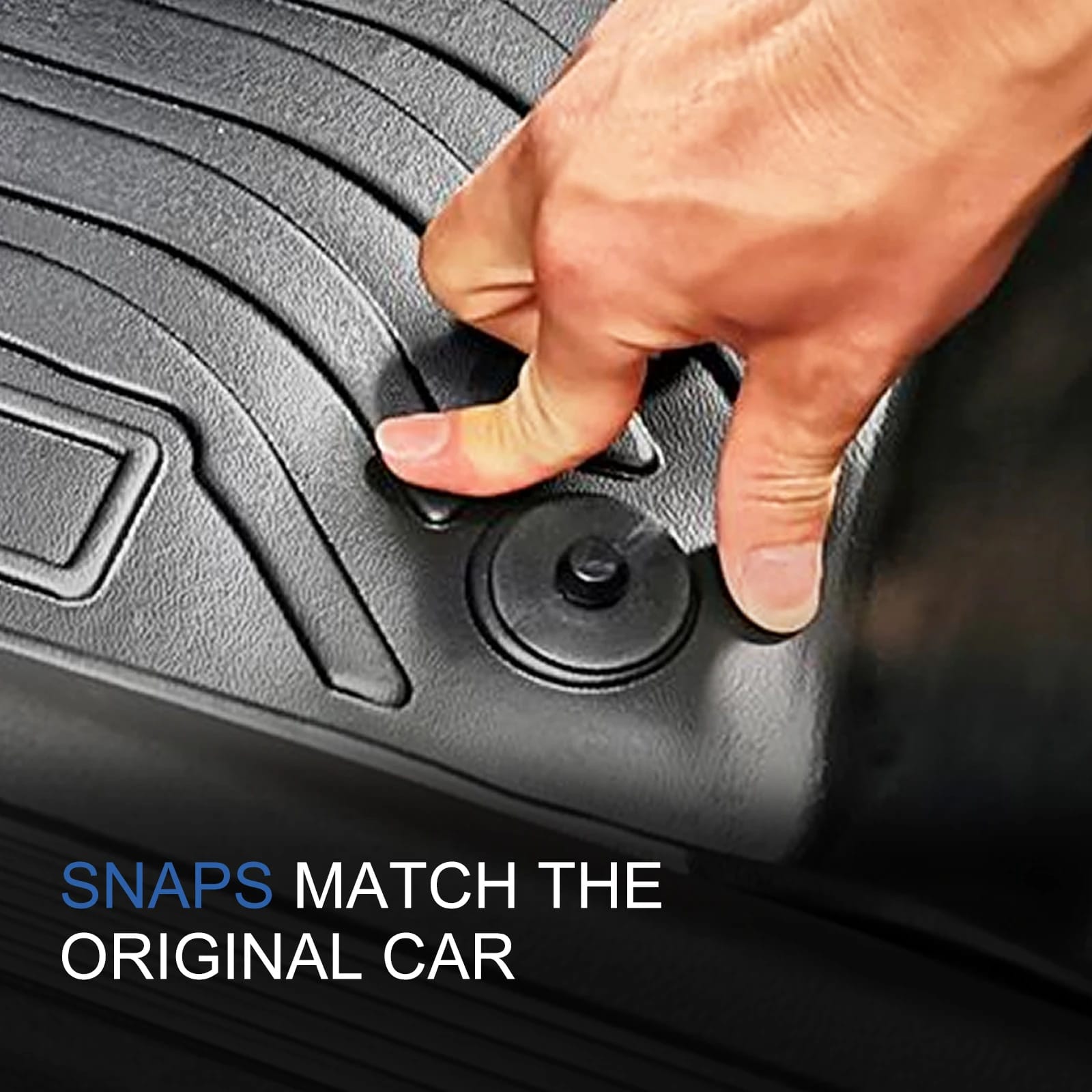 LUCKEASY for BYD SHARK 2024 2025 Car Floor Mats TPE Waterproof Foot Pad Auto Pickup Interior Accessories Cargo Liner Trunk Mat